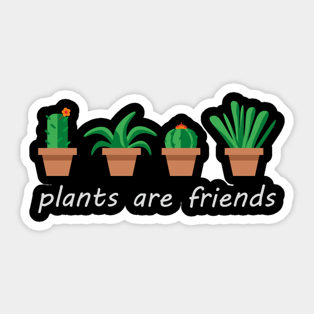 Plants are friends Sticker by rayfox